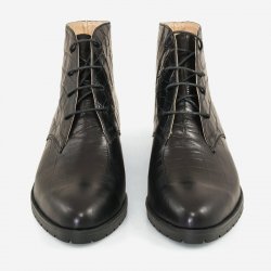 Botine piele naturala Mira Chocolate - sau Orice Culoare